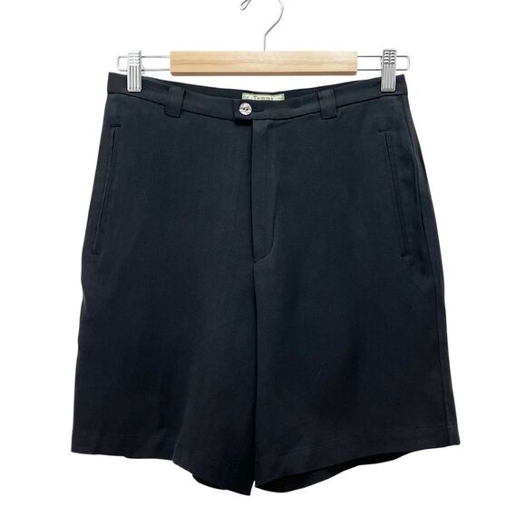 NWT Tommy Bahama Lucky Penny Shorts Black 100% Silk Size 6 TW8113 Dressy Classic - Picture 11 of 11